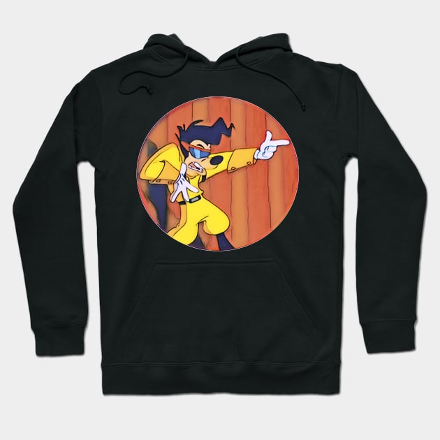 Goofy Max Powerline Dance Painting Hoodie by xsdni999